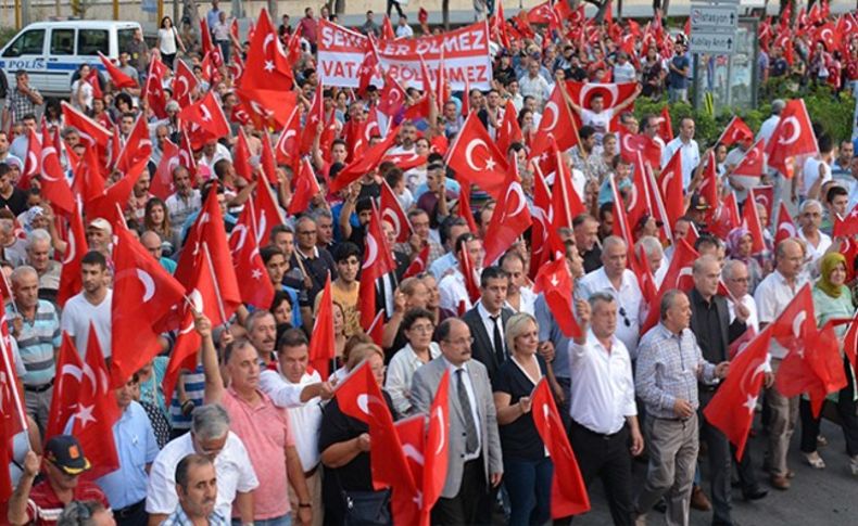 Menemen'den teröre karşı örnek birliktelik!