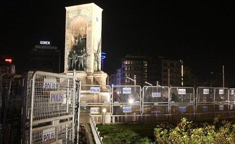 Taksim Meydanı bariyerlerle kapatıldı