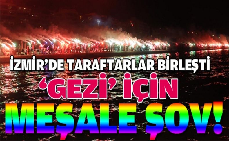 Taraftarlar Kordon'da meşale şov yapacak!