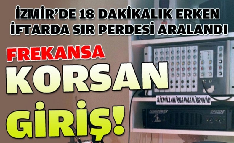 Telsiz frekansına korsan girilerek ezan erken okunmuş