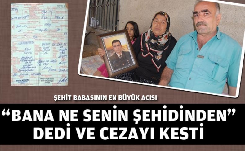 Trafik denetiminde şehit babasını yıkan sözler!