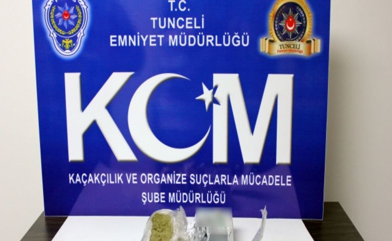 Tunceli’de uyuşturucu operasyonu: 4 gözaltı