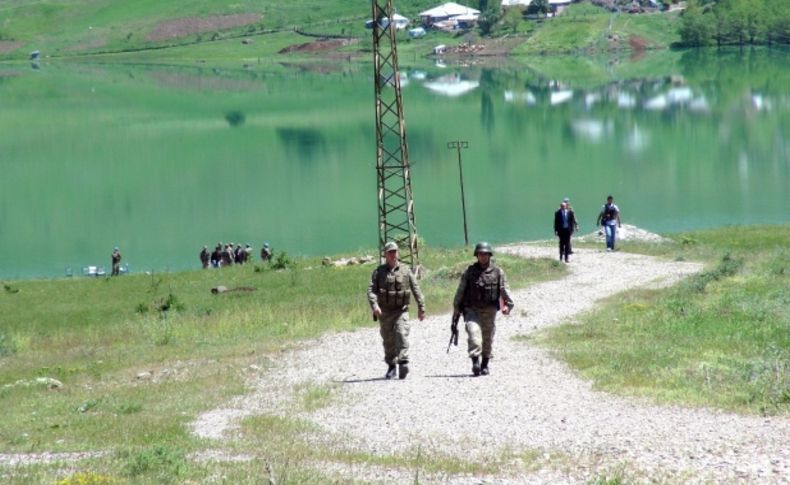 Tunceli'deki mayınlı alanı üst düzey komutanlar inceledi