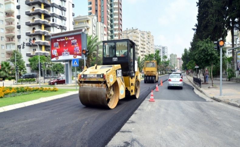 Turgut Özal Bulvarı asfaltlanıyor