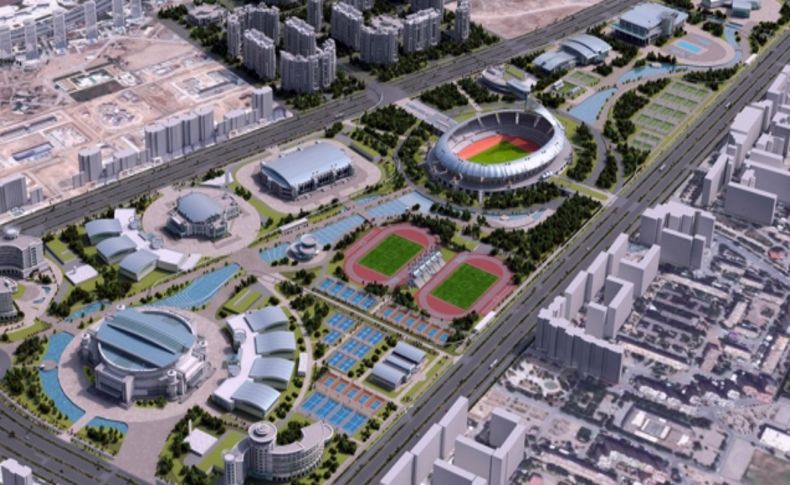 Türkmenistan’ın dev Olimpiyat Kompleksi’ne Türk imzası