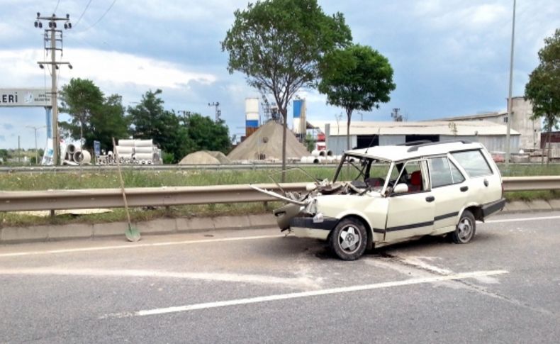 Ünye'de trafik kazası: 1'i ağır 5 yaralı