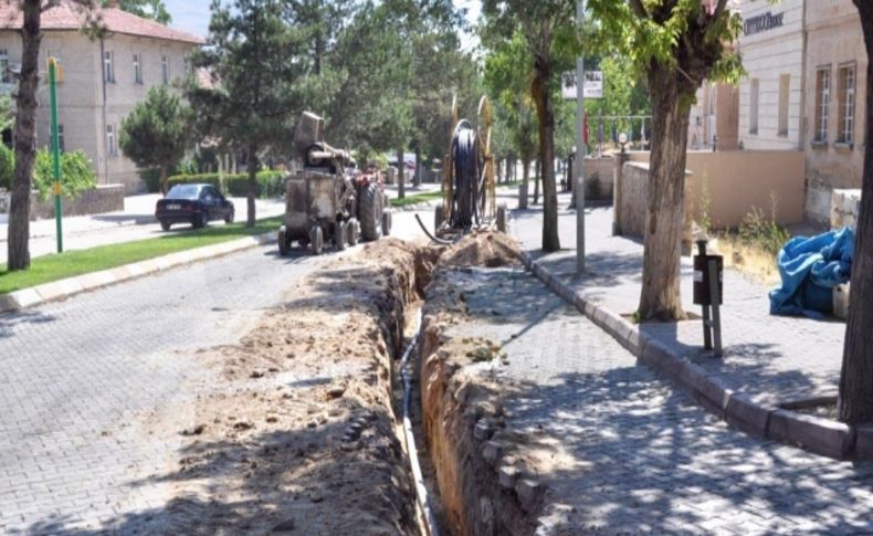 Ürgüp'ün içme suyu şebekesinin yüzde 70'i yenilendi