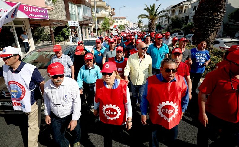 Urla'da 1 Mayıs’a coşkulu kutlama