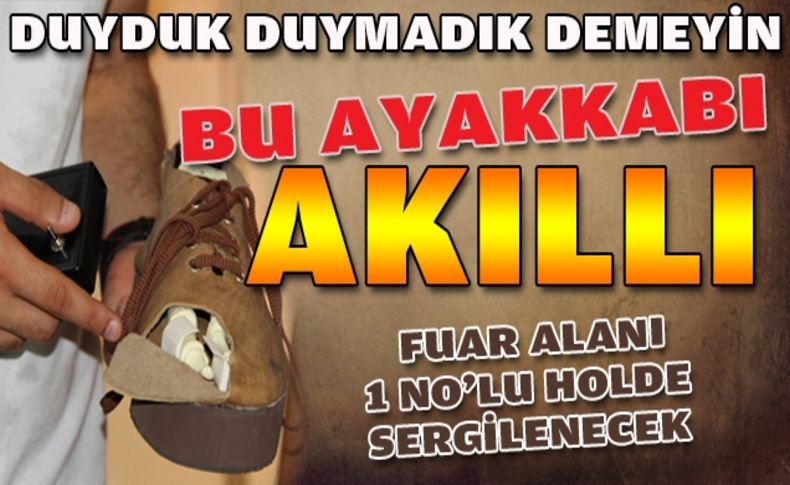 Uzaktan kumandalı ayakkabı, ayakkabı Kış Fuarı’nda