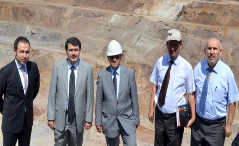 Vali Şahin, maden yatırımlarını inceledi