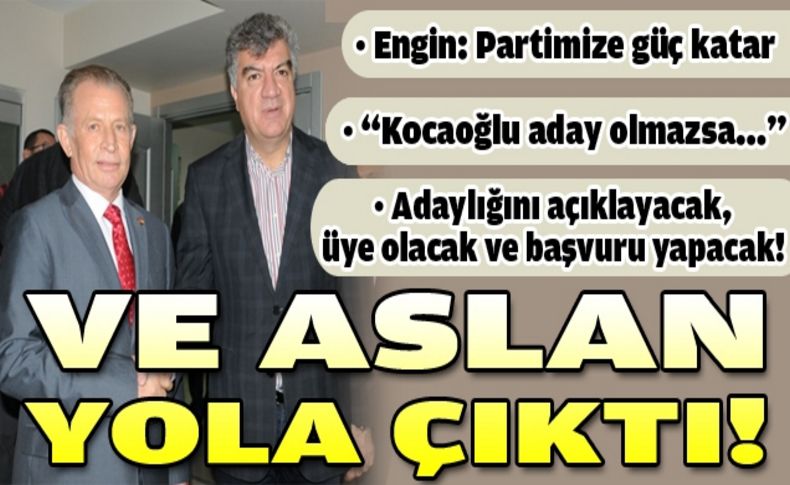 Ve Aslan yola çıktı