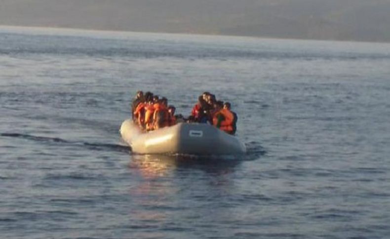 Dikili'de 39 kaçak göçmen yakalandı