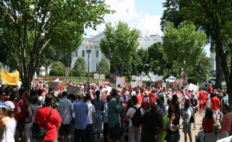 Washington'da 'Gezi Parkı' protestosu