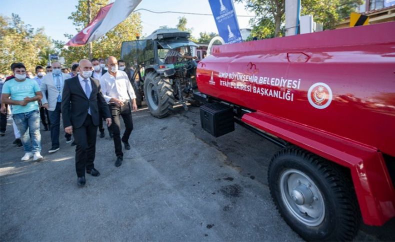 Yangın tankerlerinin dağıtımı başladı