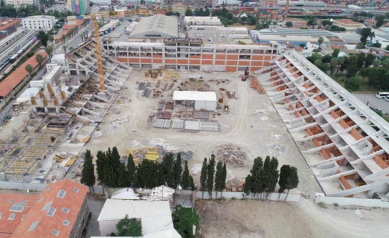 Yenilenen Alsancak Stadı'nın tribünleri ortaya çıktı