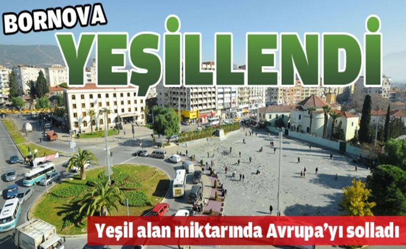 Yeşil alanda Avrupa standartları aşıldı