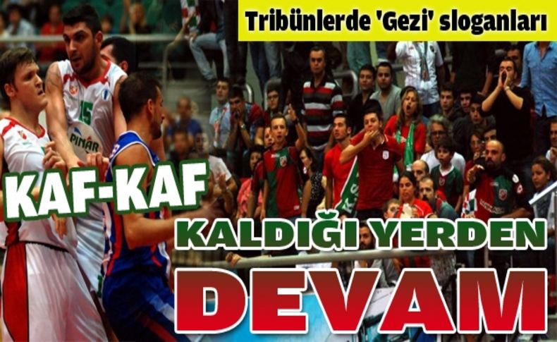 Yeşil Kırmızılılar parkede rakip tanımıyor