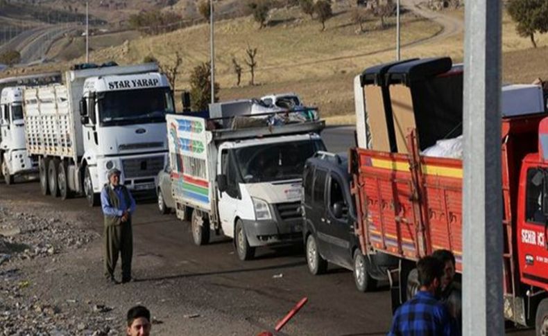 Yıkık kente dönüş başladı