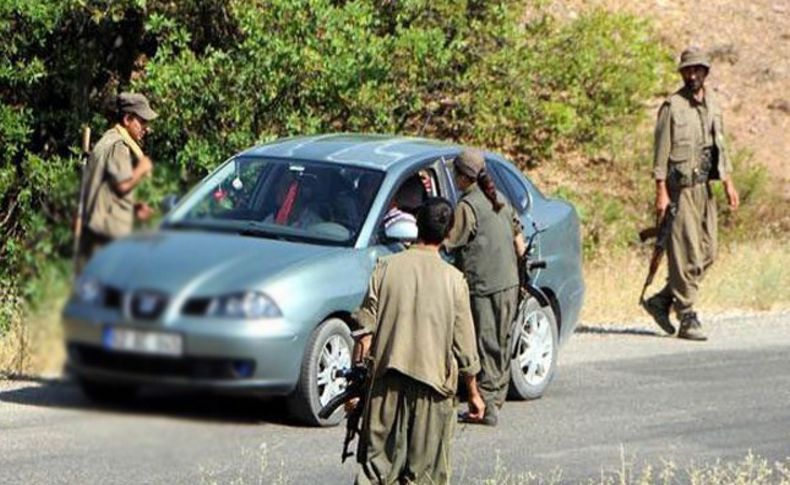 Tunceli'de iki terör örgütü gündüz vakti yol kesti