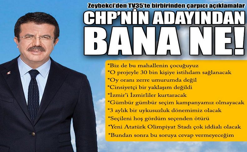 Zeybekci: CHP'nin adayından bana ne!