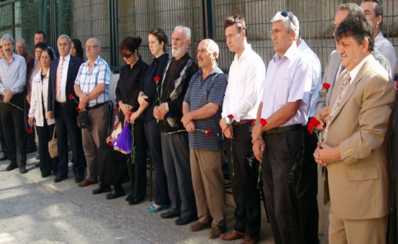 Zonguldak'ta görevi başında öldürülen işletme müdürü anıldı