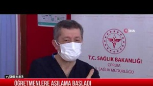 ÖĞRETMENLERE AŞILAMA BAŞLADI